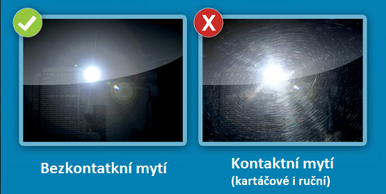 Bezkontaktní mytí vs kontaktní mytí auta